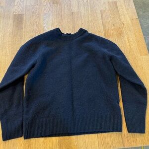 Uniqlo Kid’s Classic Black Crewneck Sweater